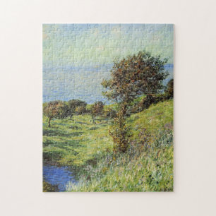 Cliffs Varengeville Gust of Vind Monet Fine Art Pussel