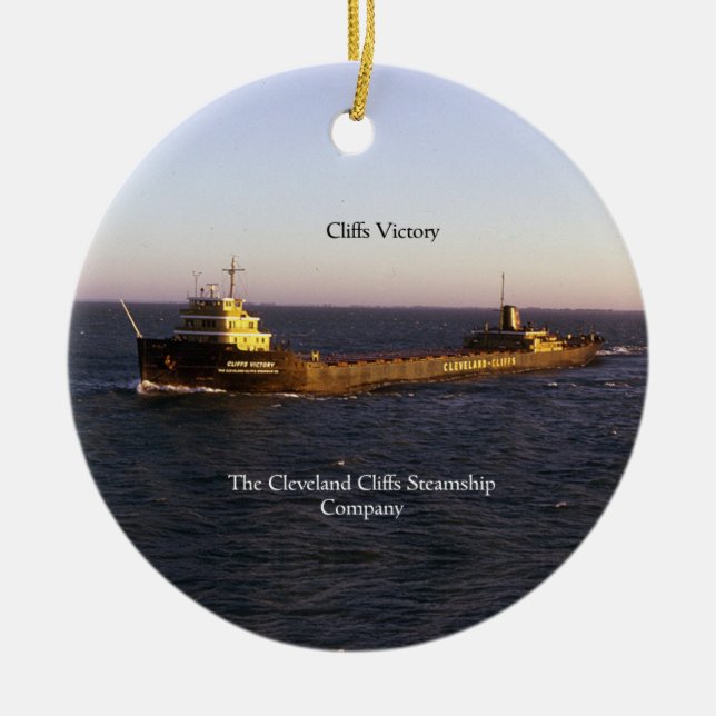 Cliffs Victory-ornament Julgransprydnad Keramik (Framsidan)