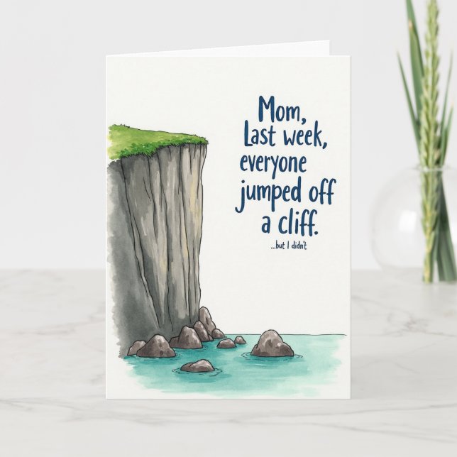 Cliffside Mom Choice-kort Kort (Framsida)