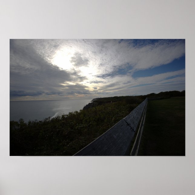 Cliffside Ocean Waterscape Poster (Framsidan)