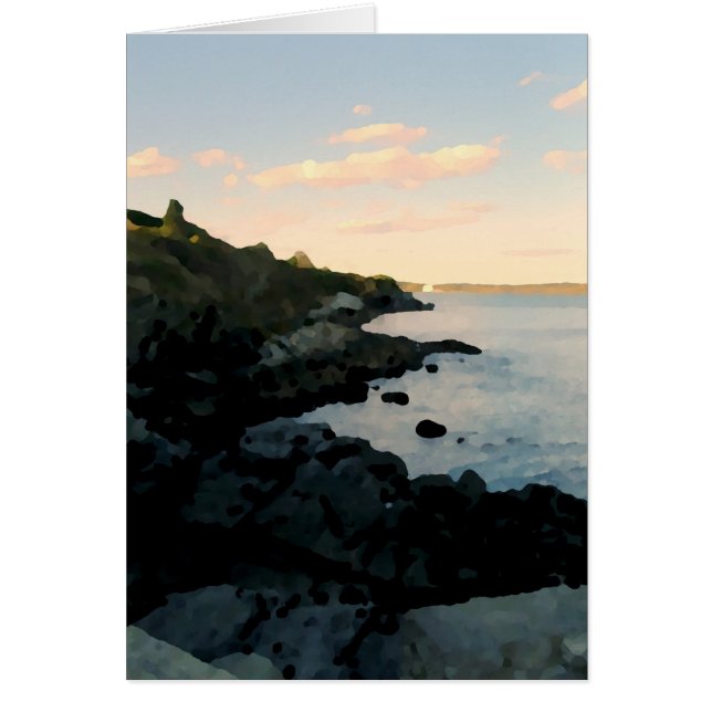 Cliffwalk Newport, RI OBS Kort (Framsidan)