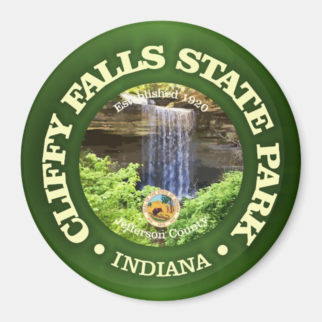 Cliffy Falls SP Magnet (Framsidan)