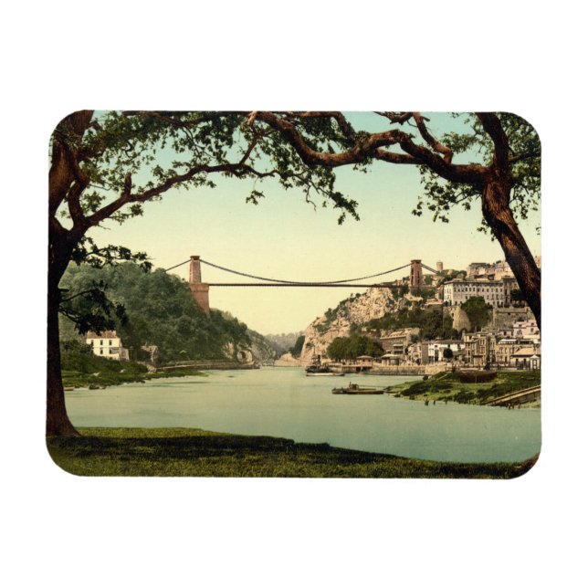 Clifton Suspension Bridge I, Bristol, England Magnet (Horisontell)