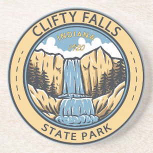 Clifty Falls State Park Indiana Badge Underlägg