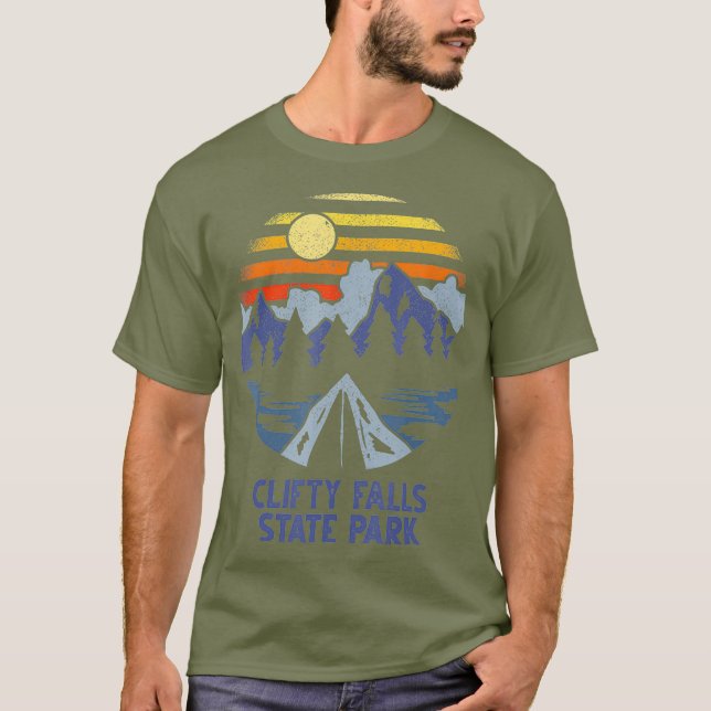 Clifty Falls State Park Indiana in utomhus T Shirt (Framsida)