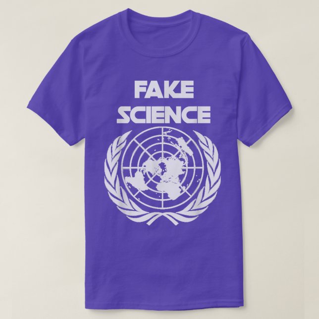 Climate Change Fake Science UN Political Humor  T Shirt (Design framsida)