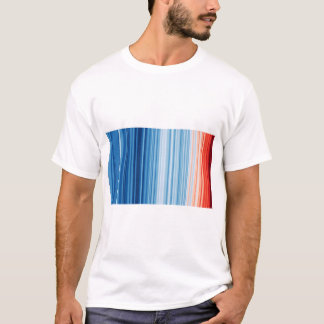 Climate Crisis Warming stripes T Shirt