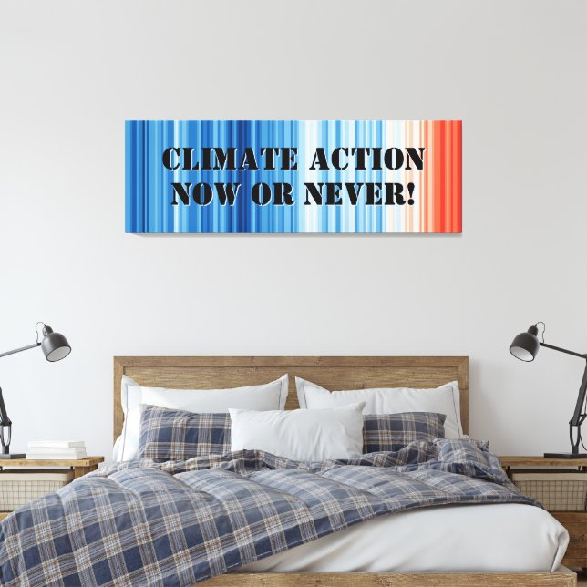 Climate Emergency Panoramic Canvas - Extra Wide (Insitu (sovrum))