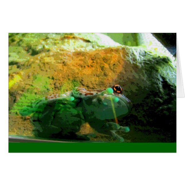 Climate Frog CB Hälsningskort (Framsidan Horizontal)