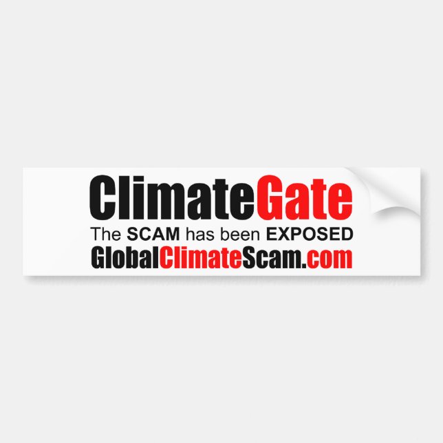 ClimateGate Bildekal (Framsidan)