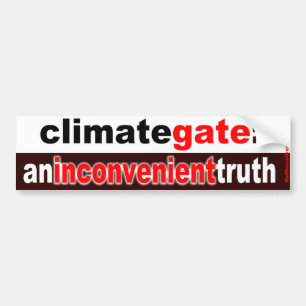 climategate: en besvärlig sanning bildekal