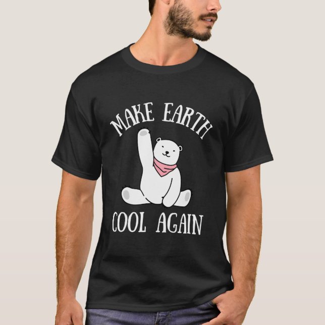 Climatolog Climatoology Co2-avtryck Climatecha T Shirt (Framsida)