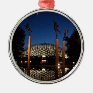 Climatron på den Missouri botanisk trädgård Julgransprydnad Metall