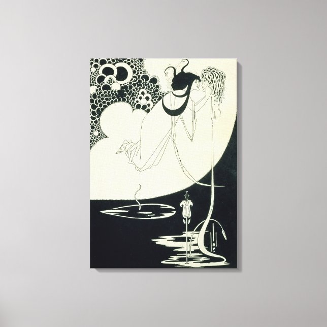 Climax, illustration från "Salome" av Oscar Wi Canvastryck (Framsida)