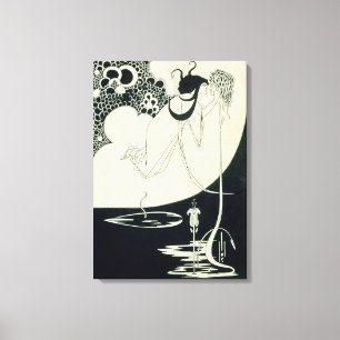 Climax, illustration från "Salome" av Oscar Wi Canvastryck