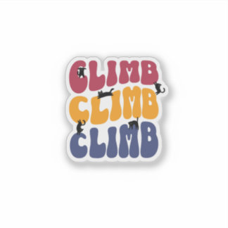 Climb Cats Vintage Color Edition Klistermärken