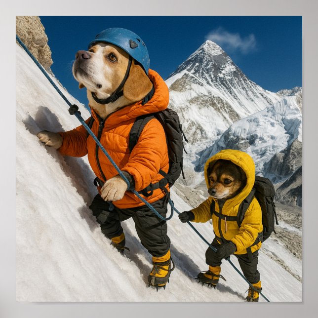 "Climb Every Mountain" Poster (Framsidan)