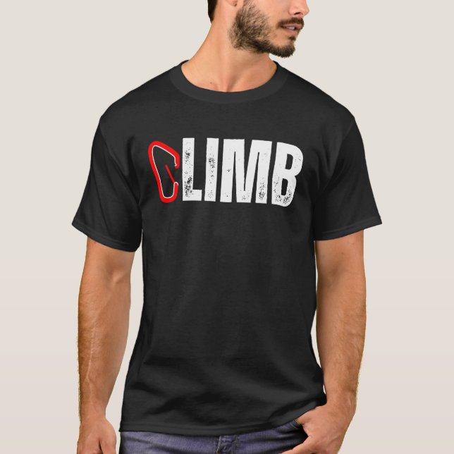 CLIMB Sten klätterbergarnas klätterbergen Mo T Shirt (Framsida)