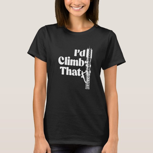Climb That Cell Tower Technician Linemen Tower Cli T Shirt (Framsida)