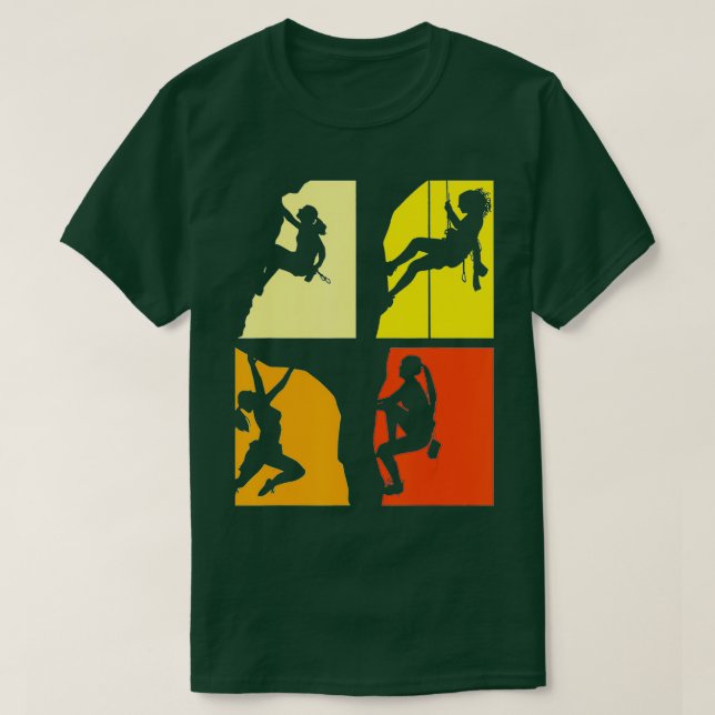 Climber Women Girls Kids Rock Climbing  T Shirt (Design framsida)
