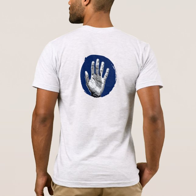 Climbers Hand Rough Logo T Shirt (Baksida)