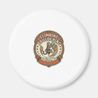 Climbing Bouldering Cat Climbing Bouldering Cat Vi Magnet