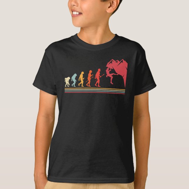 Climbing Evolution T Shirt (Framsida)