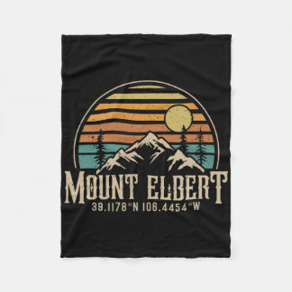 Climbing Mt. Elbert Colorado Mountain Mount Elbert Fleecefilt