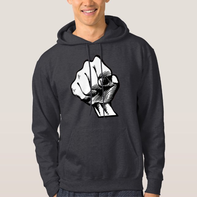 Clinched Fist Hoodie (Framsida)