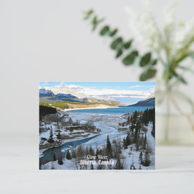 Cline River, Alberta, Kanada Vykort (Stående Fram)