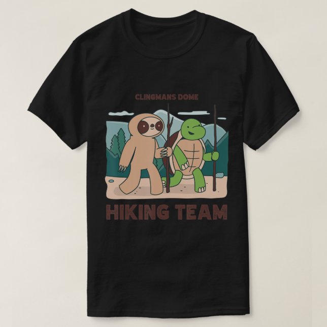 Clingmans Dome hiking team climbing expedition Cam T Shirt (Design framsida)