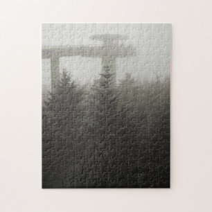 Clingmans Dome in the Fog - GSMNP - 11x14 Pussel