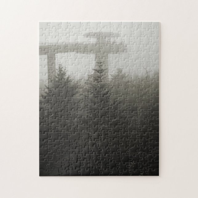Clingmans Dome in the Fog - GSMNP - 11x14 Pussel (Vertikal)