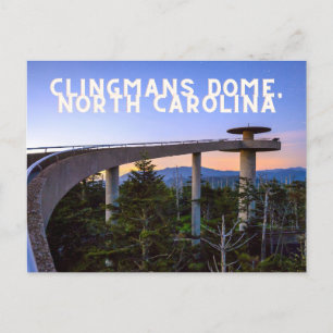 Clingmans Dome, North Carolina Postcard Vykort