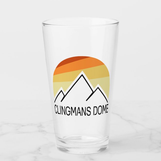 Clingmans Dome Retro Glaskopp (Framsida)