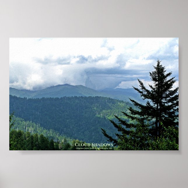 Clingmans Dome, Underbar Smokies, USA Poster (Framsidan)