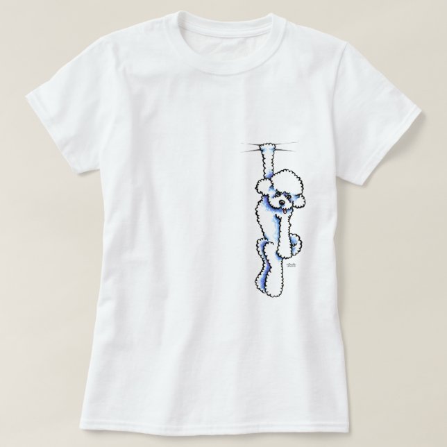 Clingy Bichon Frise T-Shirt (Design framsida)