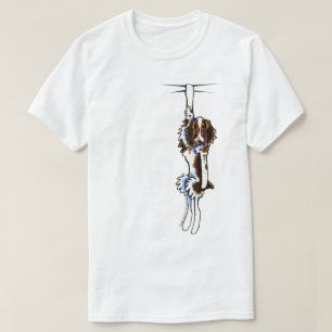 Clingy Liver White Springer Spain T Shirt