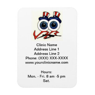 Clinic Promotional Magnet (Dancing Ögon)