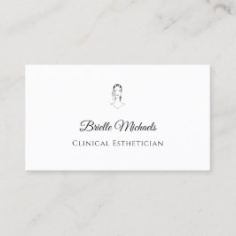 Clinical Esthetician Minimal Elegant Visitkort
