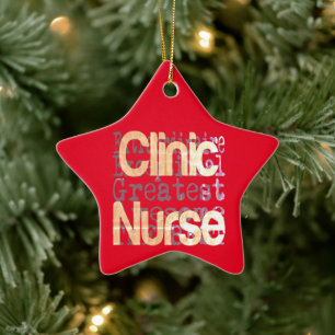 Clinical Nurse Extraordinaire Julgransprydnad Keramik