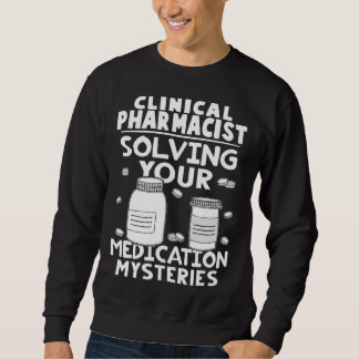 Clinical Pharmacist Solving Your Medication Myster Lång Ärmad Tröja