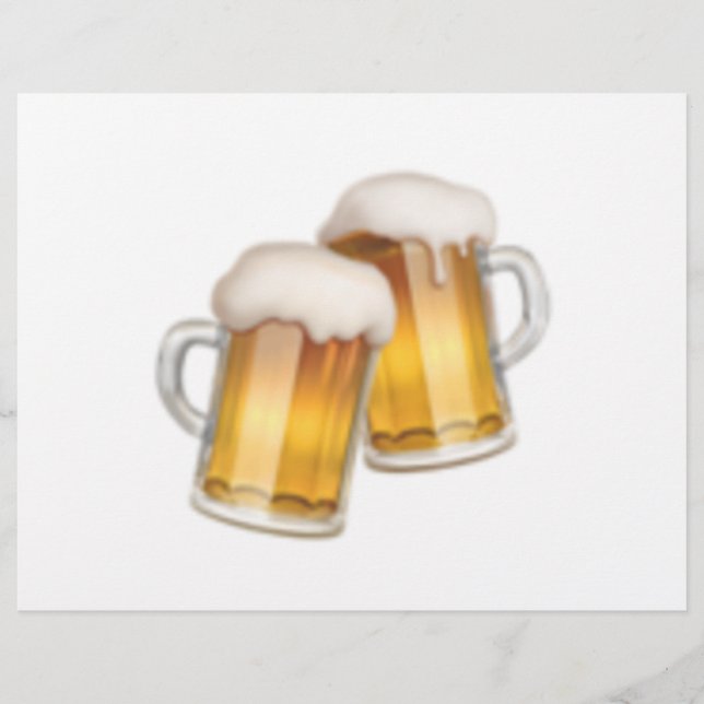 Clink Beer Mugg - Emoji Reklamblad (Framsidan)