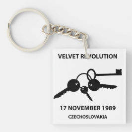 Clinking keys - velvet revolution symbol