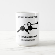 Clinking keys - velvet revolution symbol