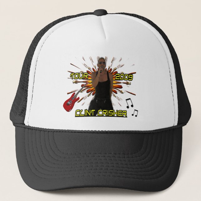 Clint Crisher 2009 beklär/tillbaka Truckerkeps (Framsida)