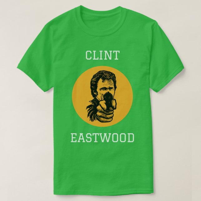 Clint Eastwood 17 T Shirt (Design framsida)