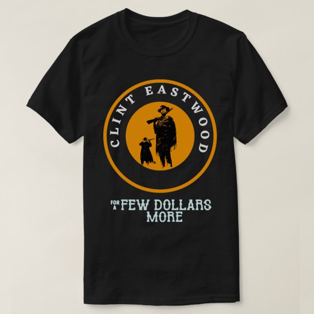 Clint Eastwood 43 T Shirt (Design framsida)