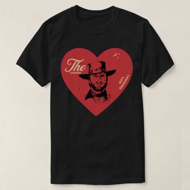 Clint Eastwood 44 T Shirt (Design framsida)