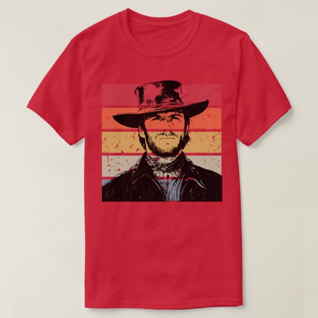 Clint Eastwood 46 T Shirt (Design framsida)